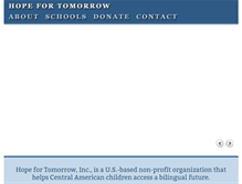 Tablet Screenshot of hopetomorrow.org
